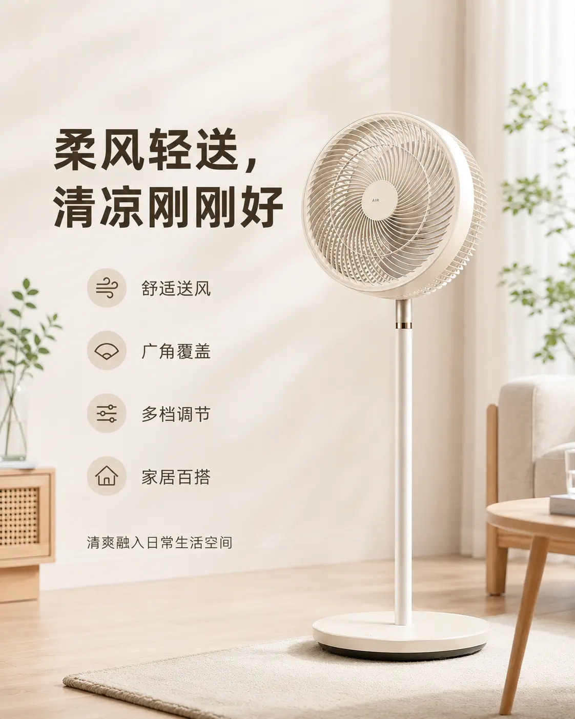 AIR 01｜落地扇京东电商详情页设计 长图 2