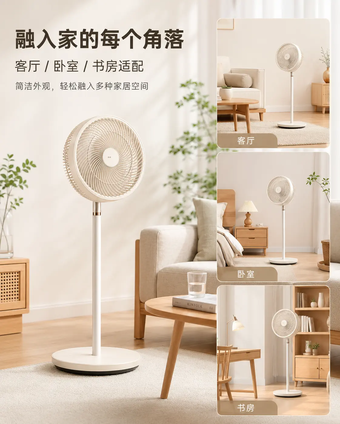 AIR 01｜落地扇京东电商详情页设计 长图 3